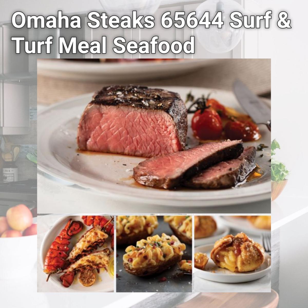 Picture of Omaha Steaks 65644 Surf & Turf Meal Seafood