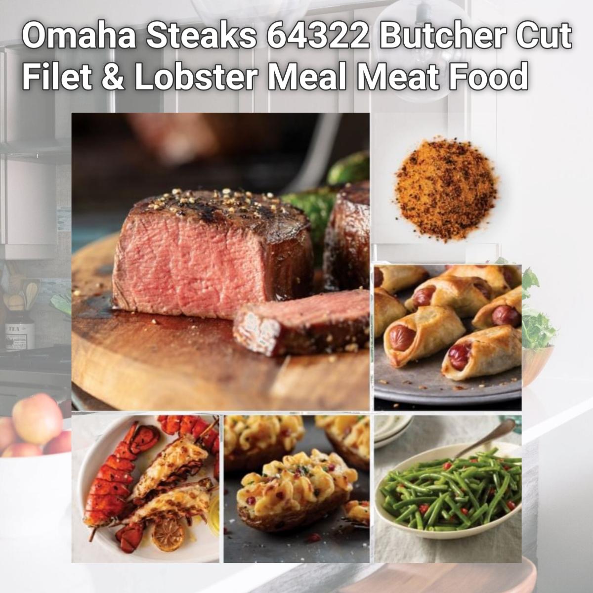 Picture of Omaha Steaks 64322 Butcher Cut Filet & Lobster Meal Meat Food