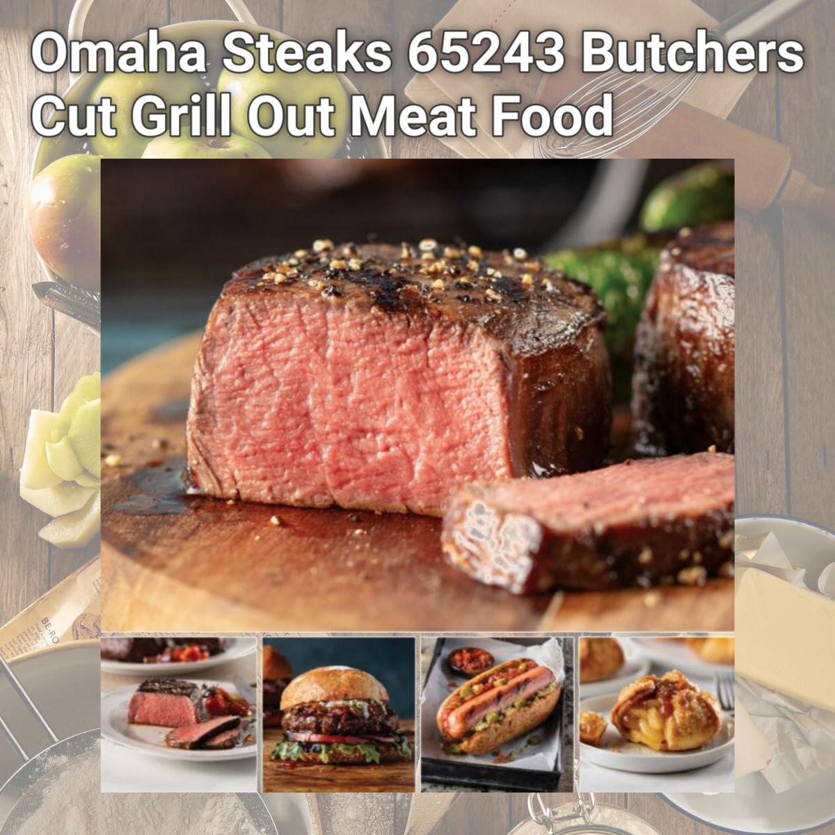 Picture of Omaha Steaks 65243 Butchers Cut Grill Out Meat Food