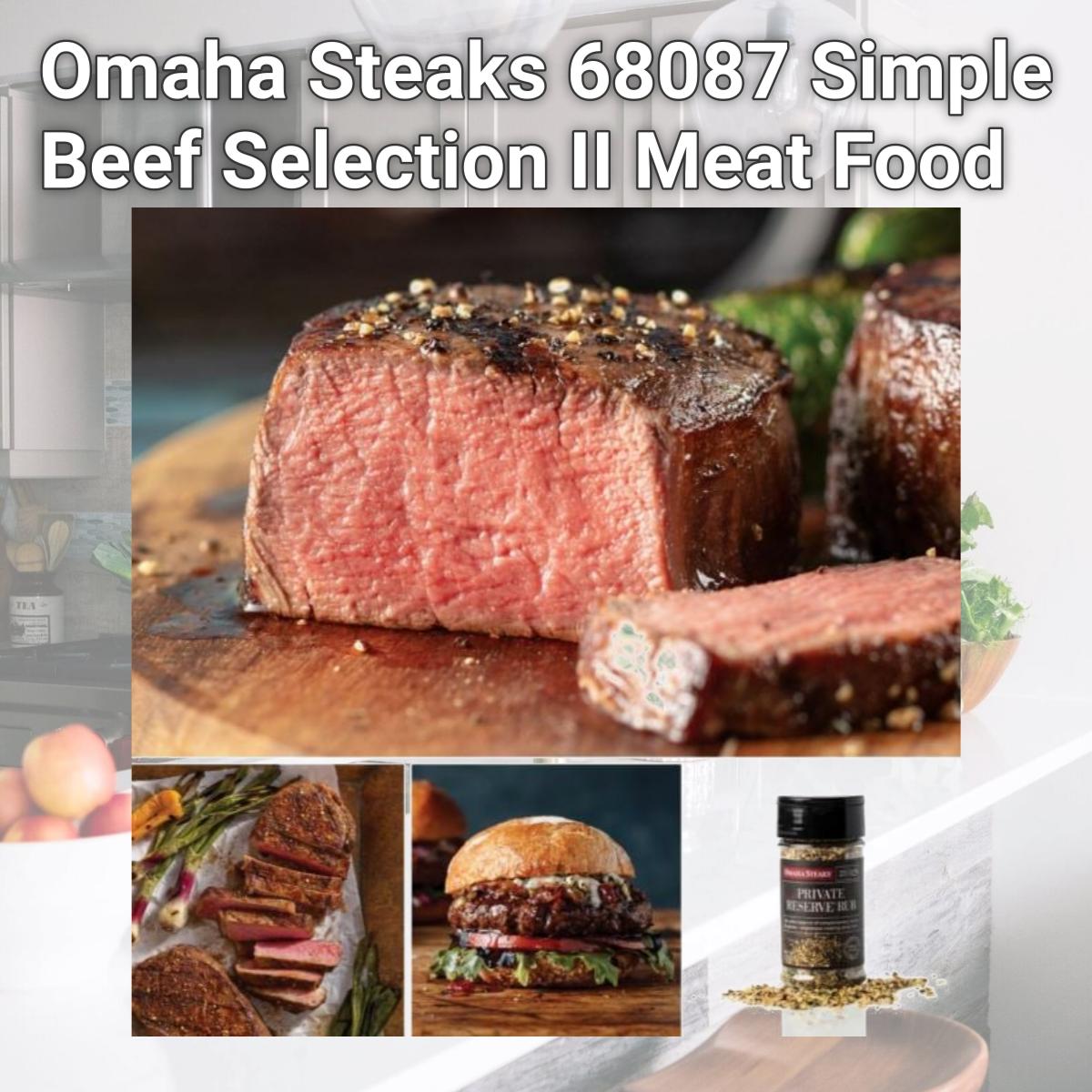 Picture of Omaha Steaks 68087 Simple Beef Selection II Meat Food
