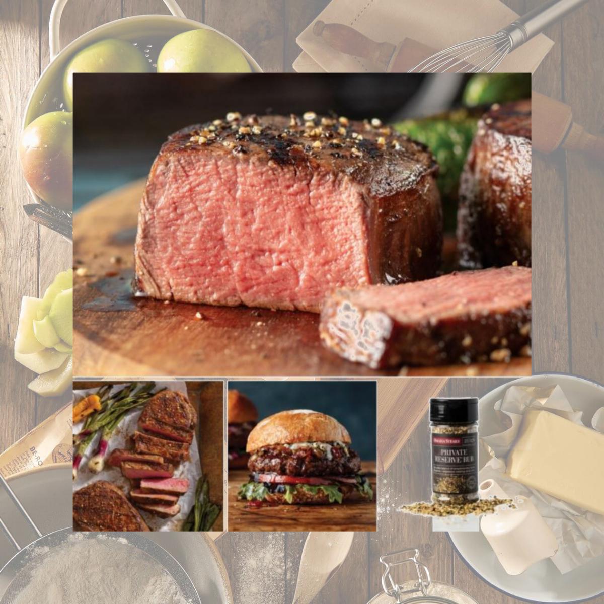 Picture of Omaha Steaks 68087 Simple Beef Selection II Meat Food
