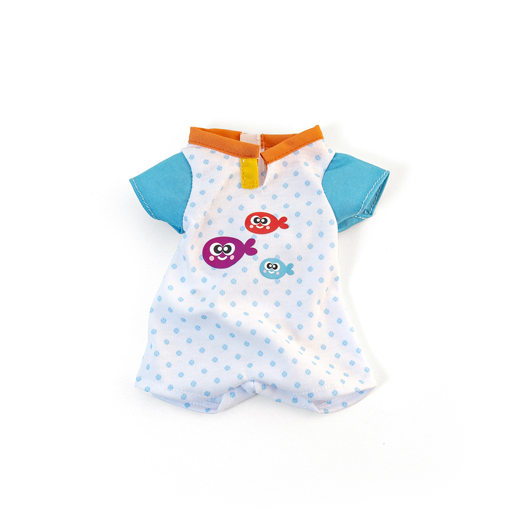 31633 12.62 In. Warm Weather Blue Dots Pajamas