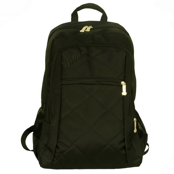 Diamond Check Stylish Backpack School Bag Laptop Backpack & Dayback - Black