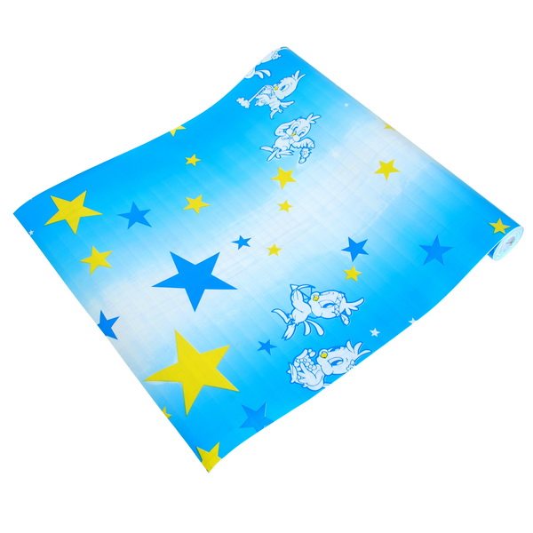 C1048-roll Starry Sky- Self-adhesive Embossed Window Film Home Decor Roll Multicolor