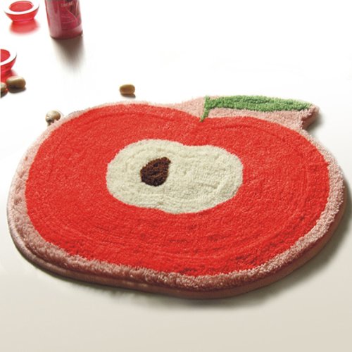 DA4845 - 53x56 Other 20.9 by 22 in. Kids Room Rugs - Red Apple