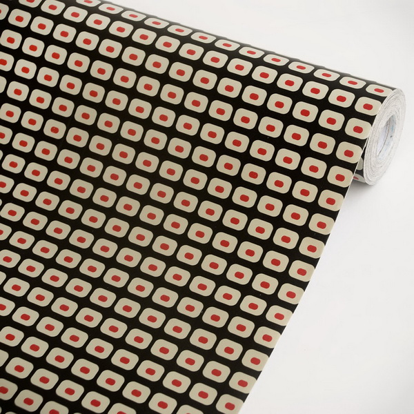 P1227-swatch Red Dot - Self-adhesive Wallpaper Home Decor Multicolor