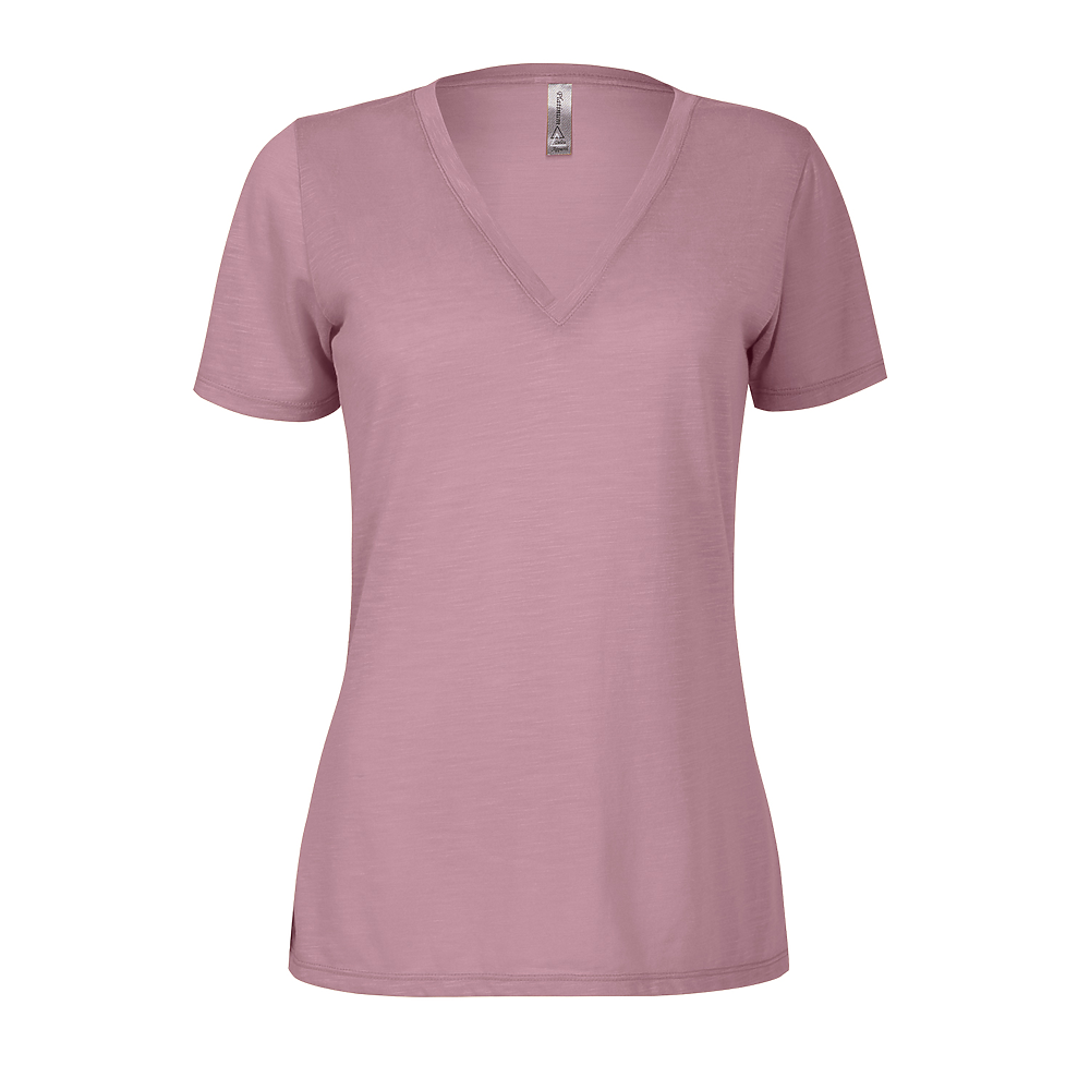 upc-759332101021-ladies-slub-short-sleeve-v-neck-t-shirt-petal