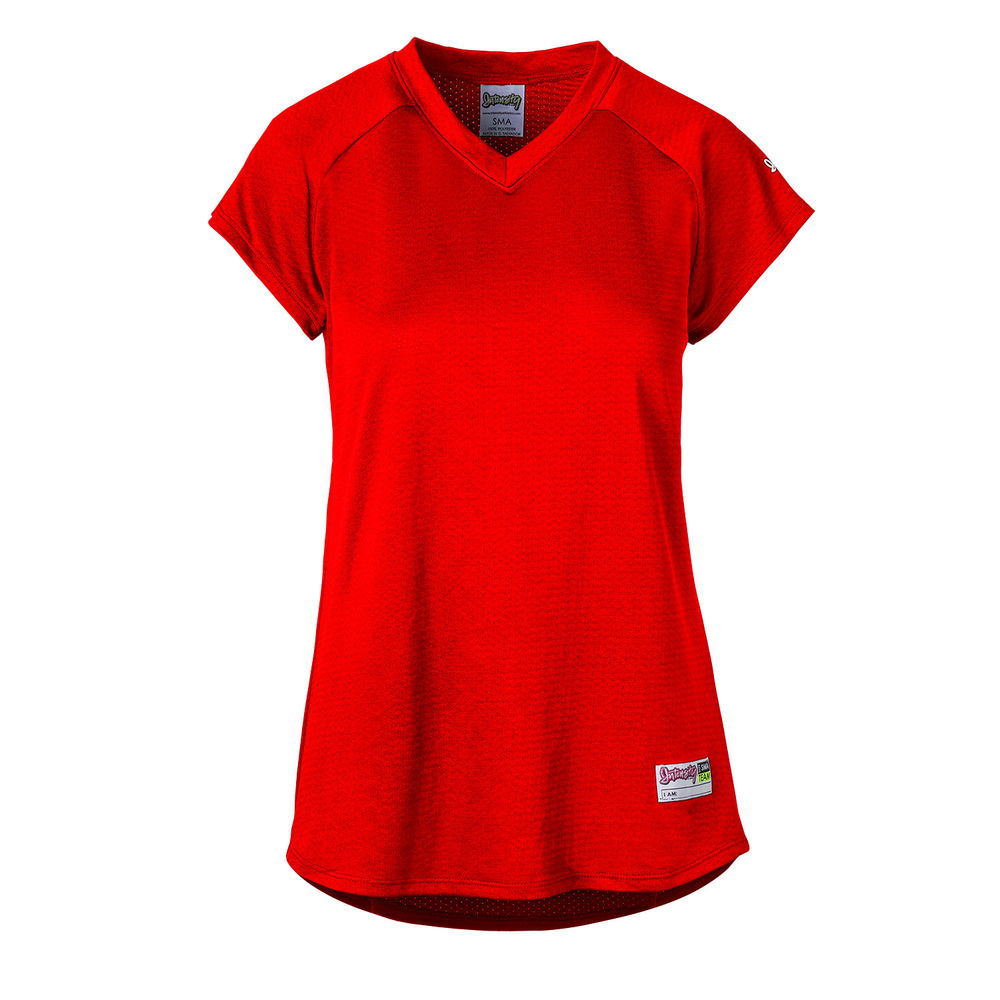 UPC 047947012284 product image for 047947012284 Women Qualify Jersey, Scarlet - 2X | upcitemdb.com