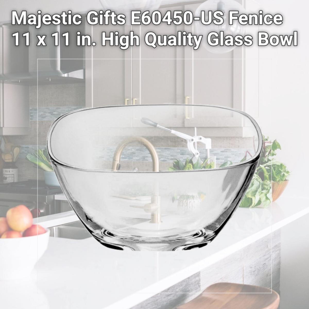 Picture of Majestic Gifts E60450-US Fenice 11 x 11 in. High Quality Glass Bowl