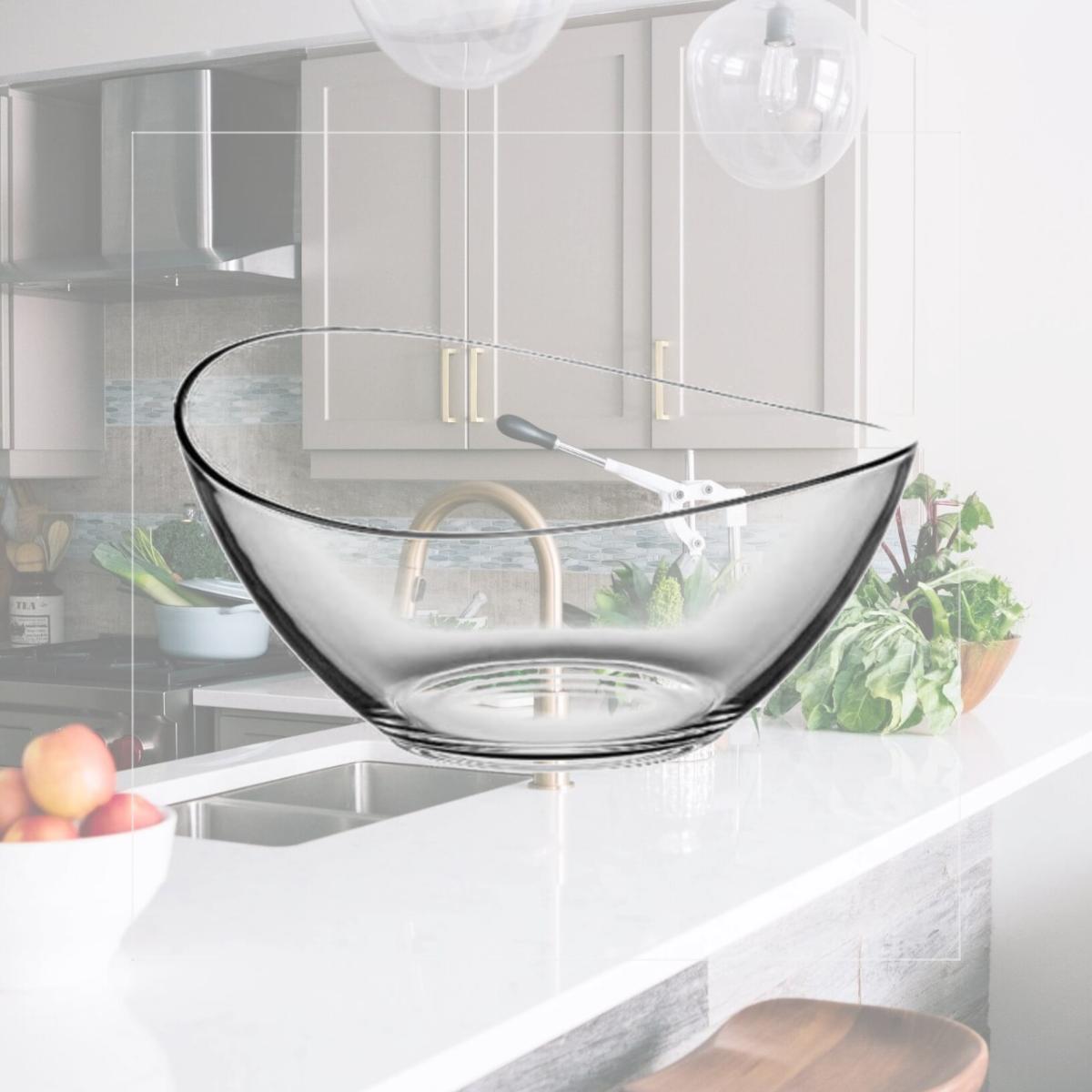 Picture of Majestic Gifts E60964-US Papaya 9.4 in. High Quality Glass Bowl