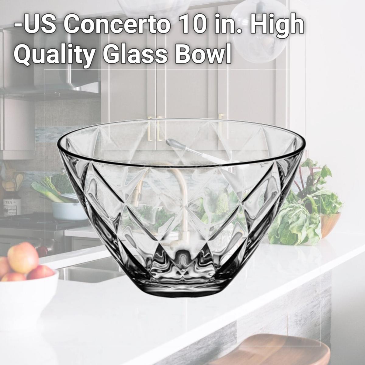 Picture of Majestic Gifts E61727-US Concerto 10 in. High Quality Glass Bowl