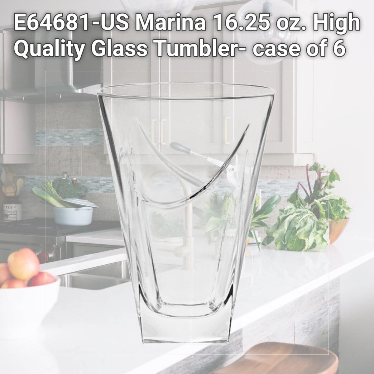 Picture of Majestic Gifts E64681-US Marina 16.25 oz. High Quality Glass Tumbler- case of 6