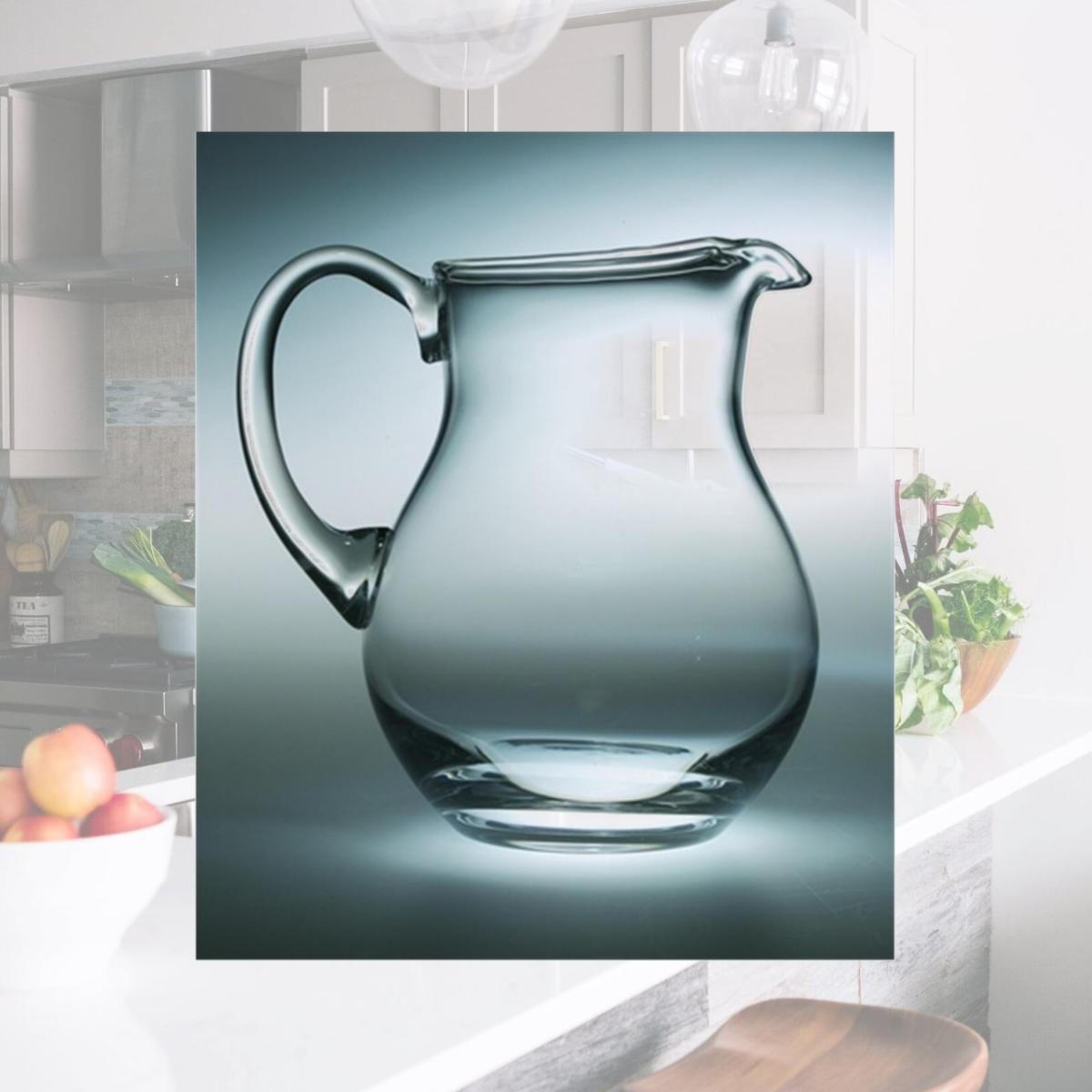 Picture of Majestic Gifts T-102 Classic Clear 64 oz. High Quality Glass Cool Aid Pitcher