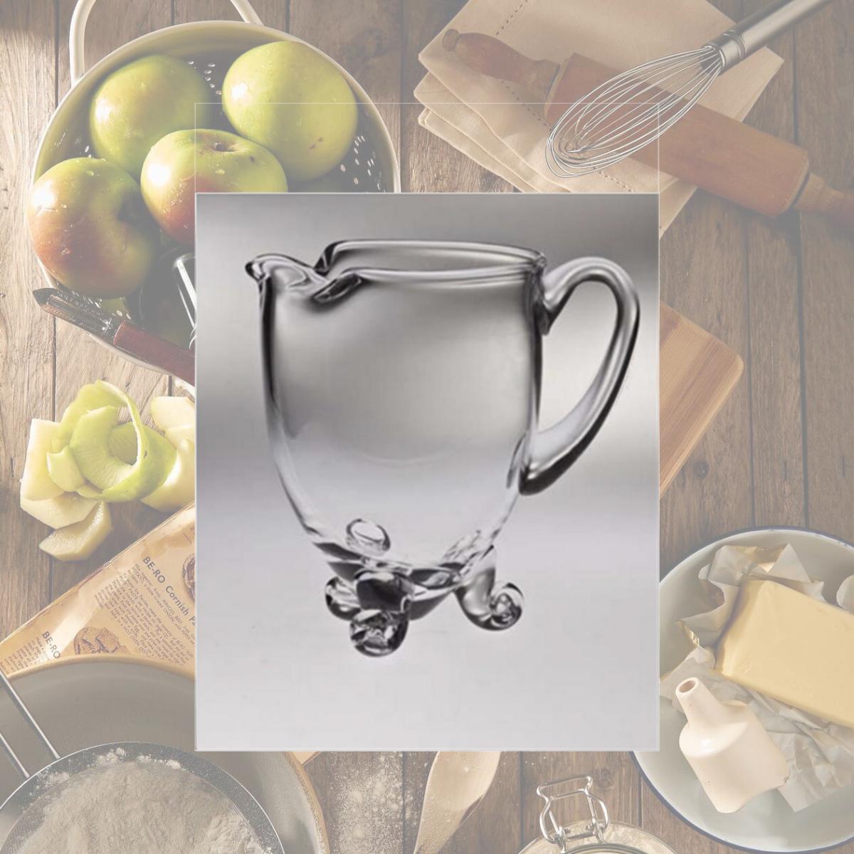 Picture of Majestic Gifts T-131 Classic Clear 40 oz. High Quality Glass Footed Pitcher