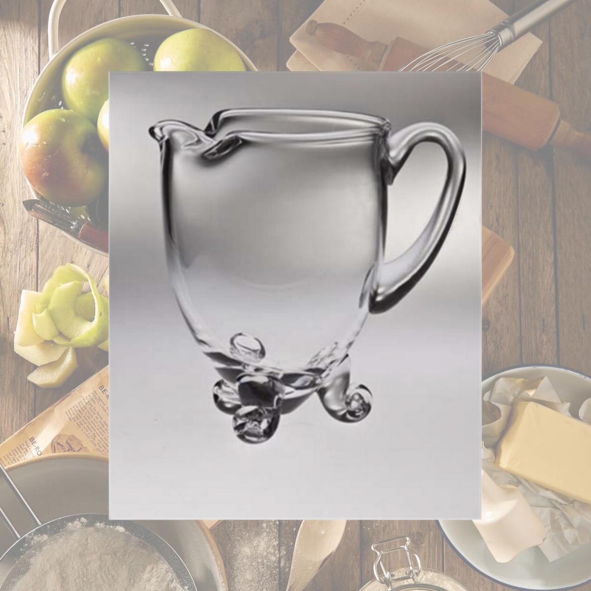 Picture of Majestic Gifts T-133 Classic Clear 80 oz. High Quality Glass Footed Pitcher