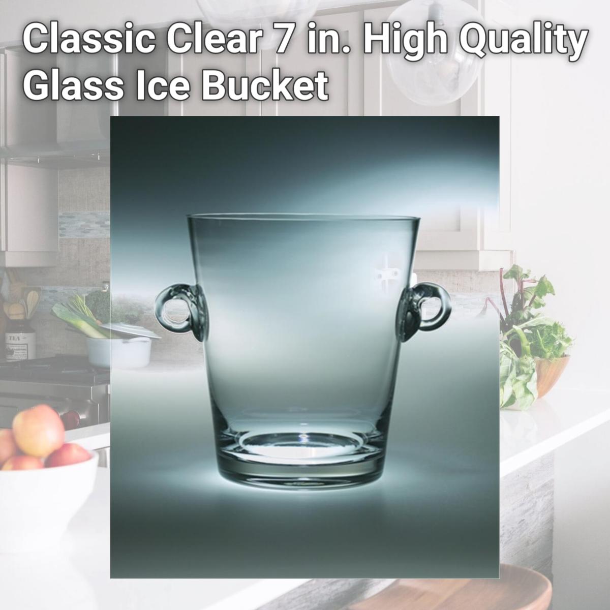 Picture of Majestic Gifts T-700 Classic Clear 7 in. High Quality Glass Ice Bucket