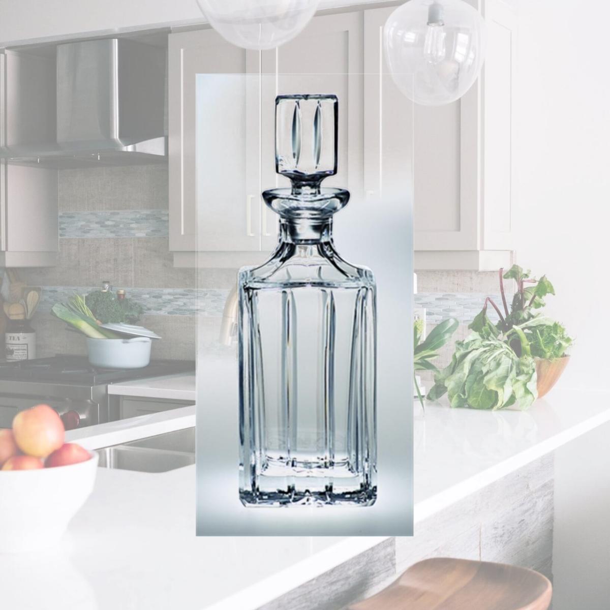 Picture of Majestic Gifts JO-153 Joy 26 oz. Crystal Square Decanter