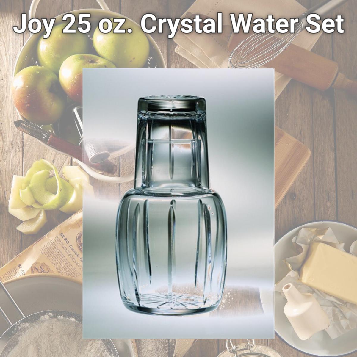 Picture of Majestic Gifts JO-167 Joy 25 oz. Crystal Water Set