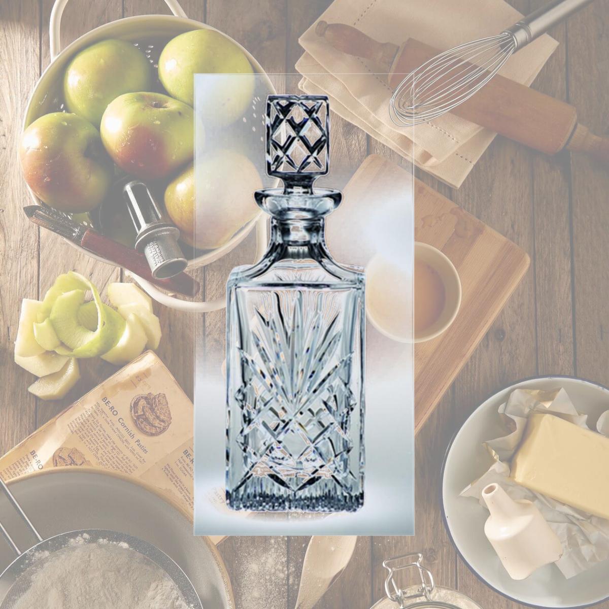 Picture of Majestic Gifts MA-153 Majestic 26 oz. Crystal Square Decanter