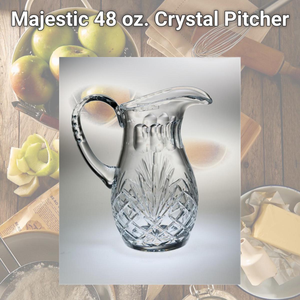 Picture of Majestic Gifts MA-162 Majestic 48 oz. Crystal Pitcher