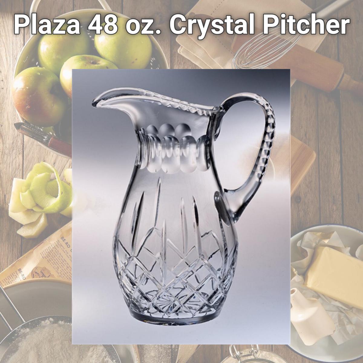 Picture of Majestic Gifts PL-162 Plaza 48 oz. Crystal Pitcher