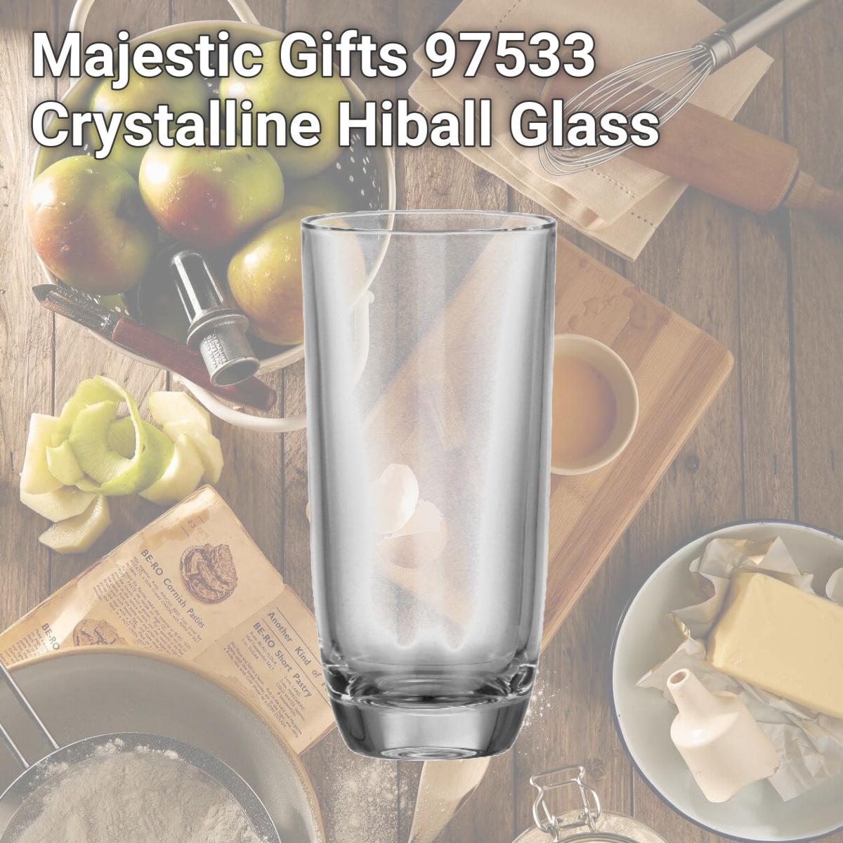 Picture of Majestic Gifts 97533 Crystalline Hiball Glass