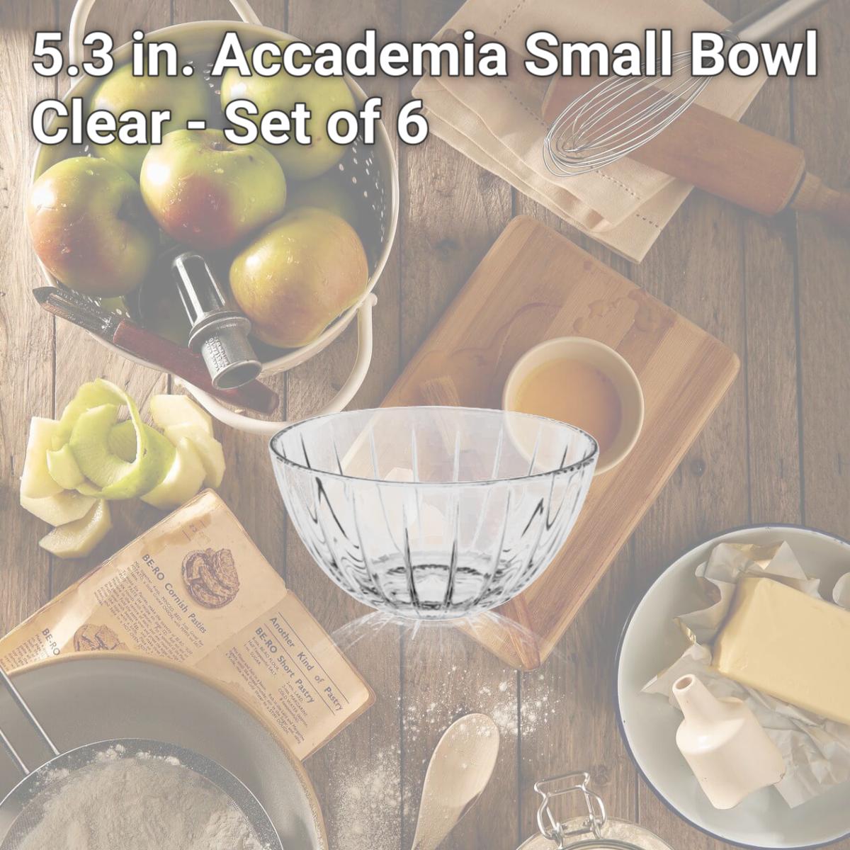 Picture of Majestic Gifts E67143-S6 5.3 in. Accademia Small Bowl, Clear - Set of 6