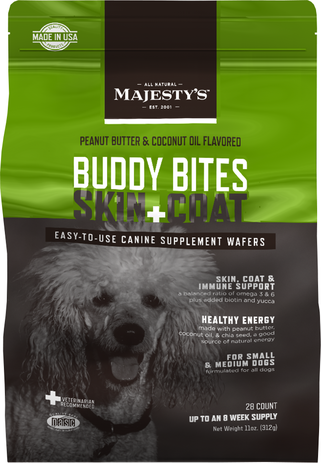 Mbbsc28 Buddy Bites Skin & Coat, Original Formula Peanut Butter - 28 Count