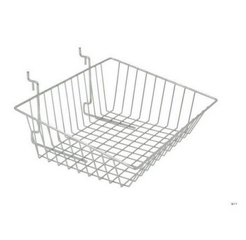 Bsk16-ch 15 X 12 X 5 In. Sloping Basket, Chrome