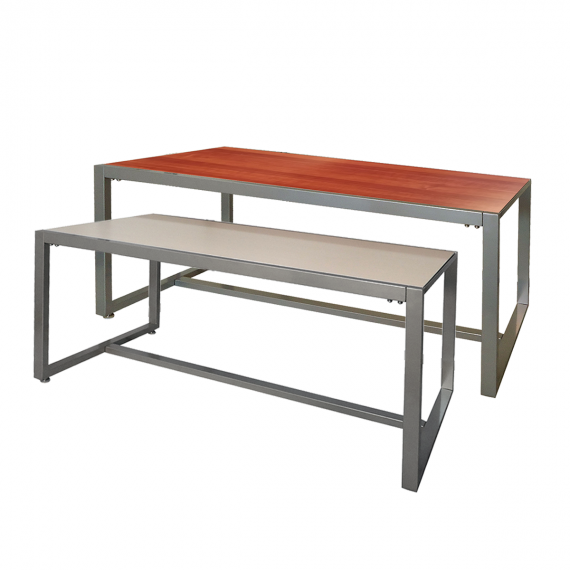 Ct6050-cmset Reversible Maple Wood Table Set, Cherry & Maple