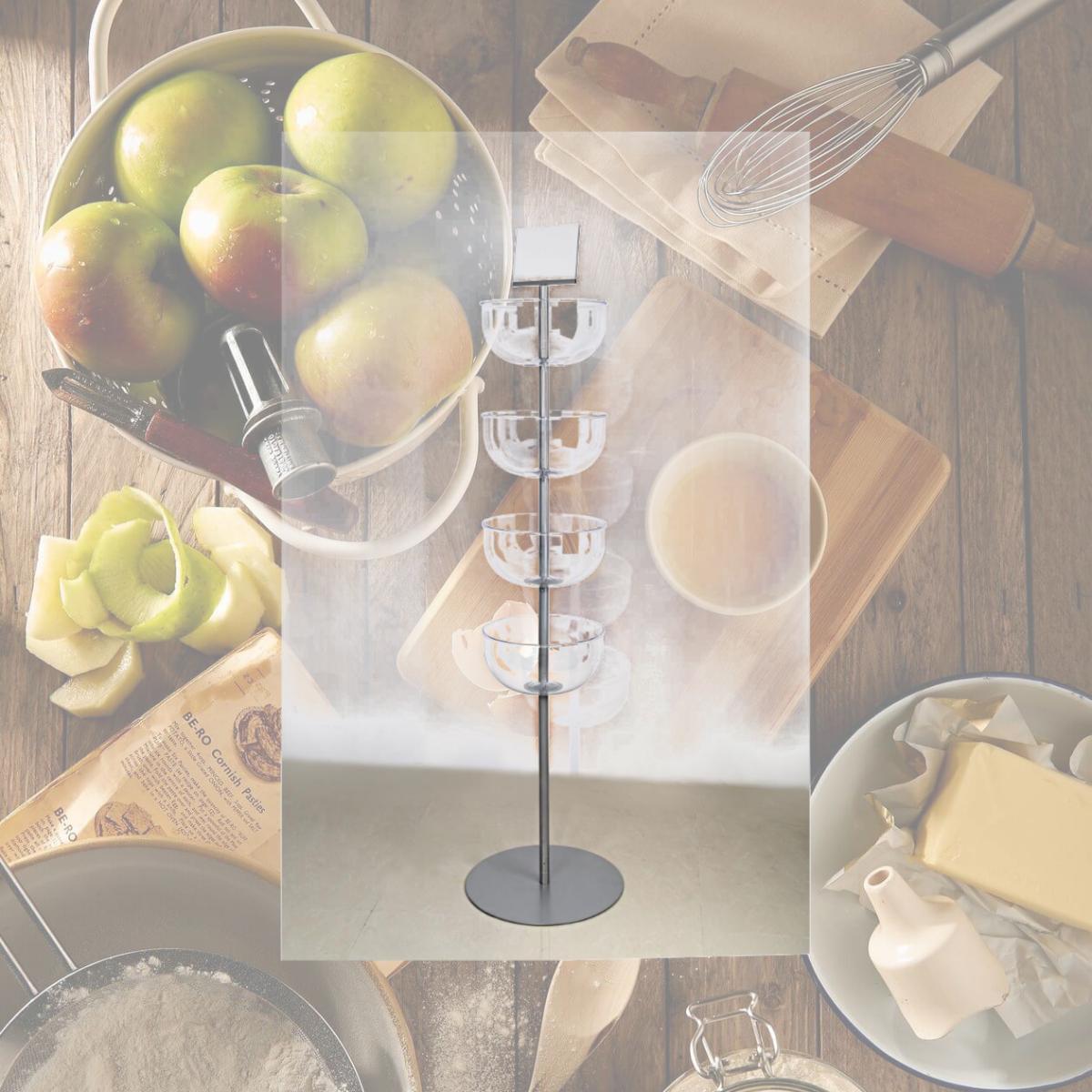 Picture of AMKO R-IBT-4 65.5 in. 4 Tier Acrylic Bowl Display