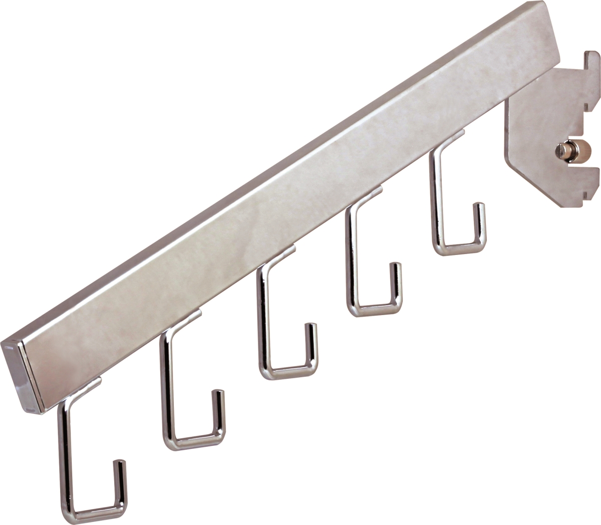 Rr-5h-ch 5-hook Waterfall For 1 In. Slot On 2 In. Center, Chrome