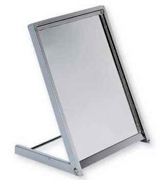 Smd-12 12 X 18 In. Shoe Mirror For Floor, Chrome