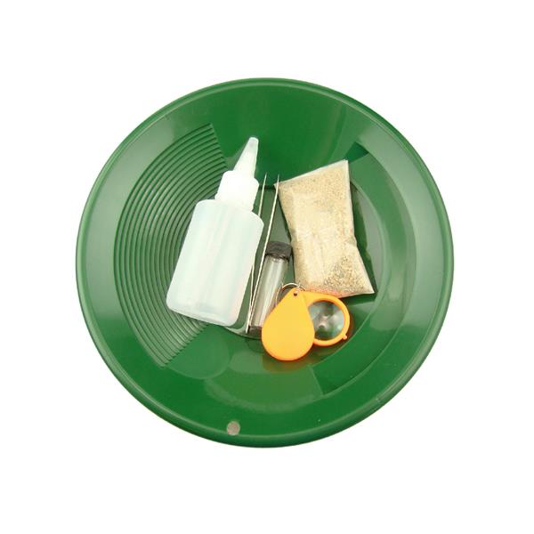 EAN 3530030074711 product image for GRMK-Green 10 Green Plus Gold Rush Mining Kit Real Pay Dirt Green Gold Pan Vial  | upcitemdb.com