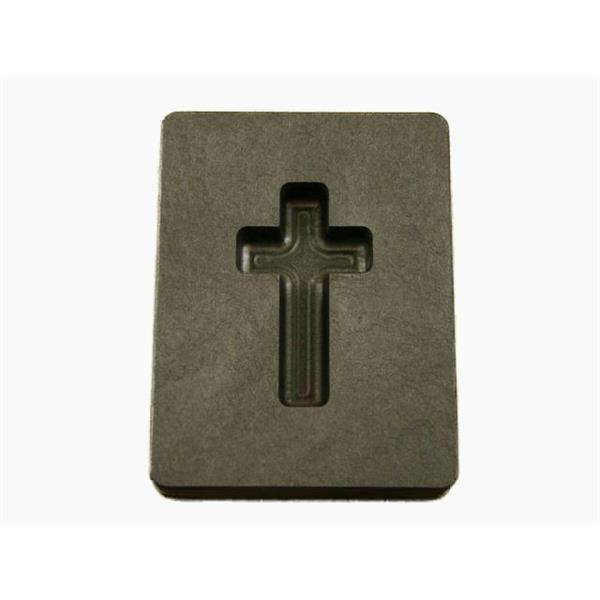 1.5 X .25 Cross Mold 1 Oz Custom Cross Gold High Density Graphite Mold Silver Necklace - 1.43 In.