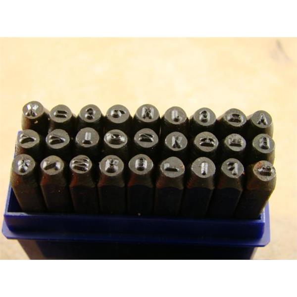 942ls 0.078 In. 2 Mm Letter Punch Stamp Set Metal Steel Hand A-z Tools Names Copper