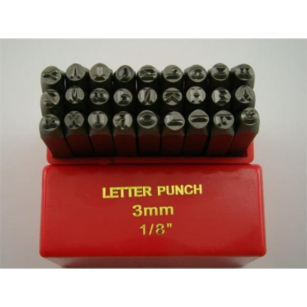 Se-9413ls27 0.12 In. 27 A-z Letter Punch Stamp Set Hardned 40 Crv Steel 64 Hrc Heavy Duty