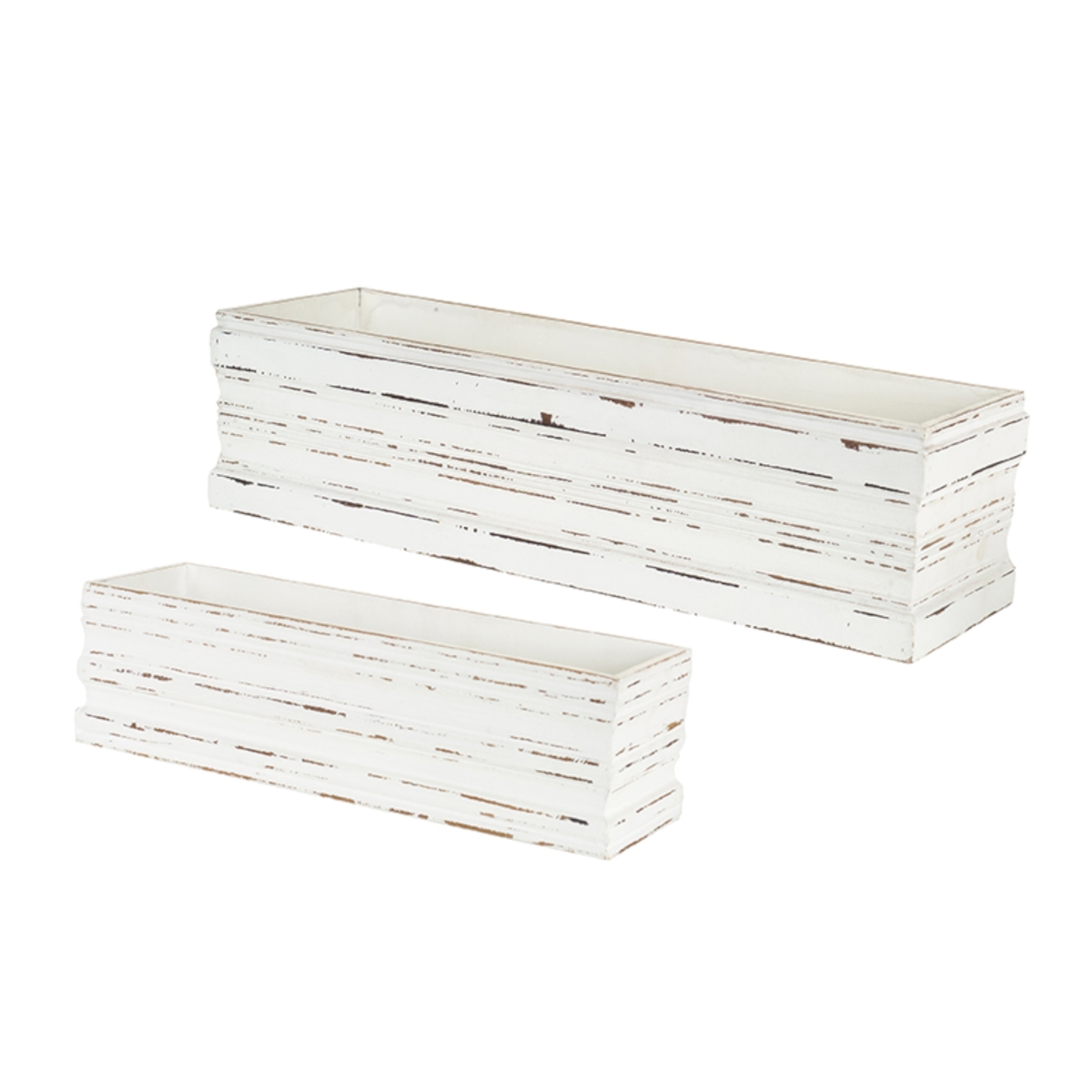 72529ds 6 X 18.5-7.5 X 24.75 In. Box, Mdf - Set Of 2