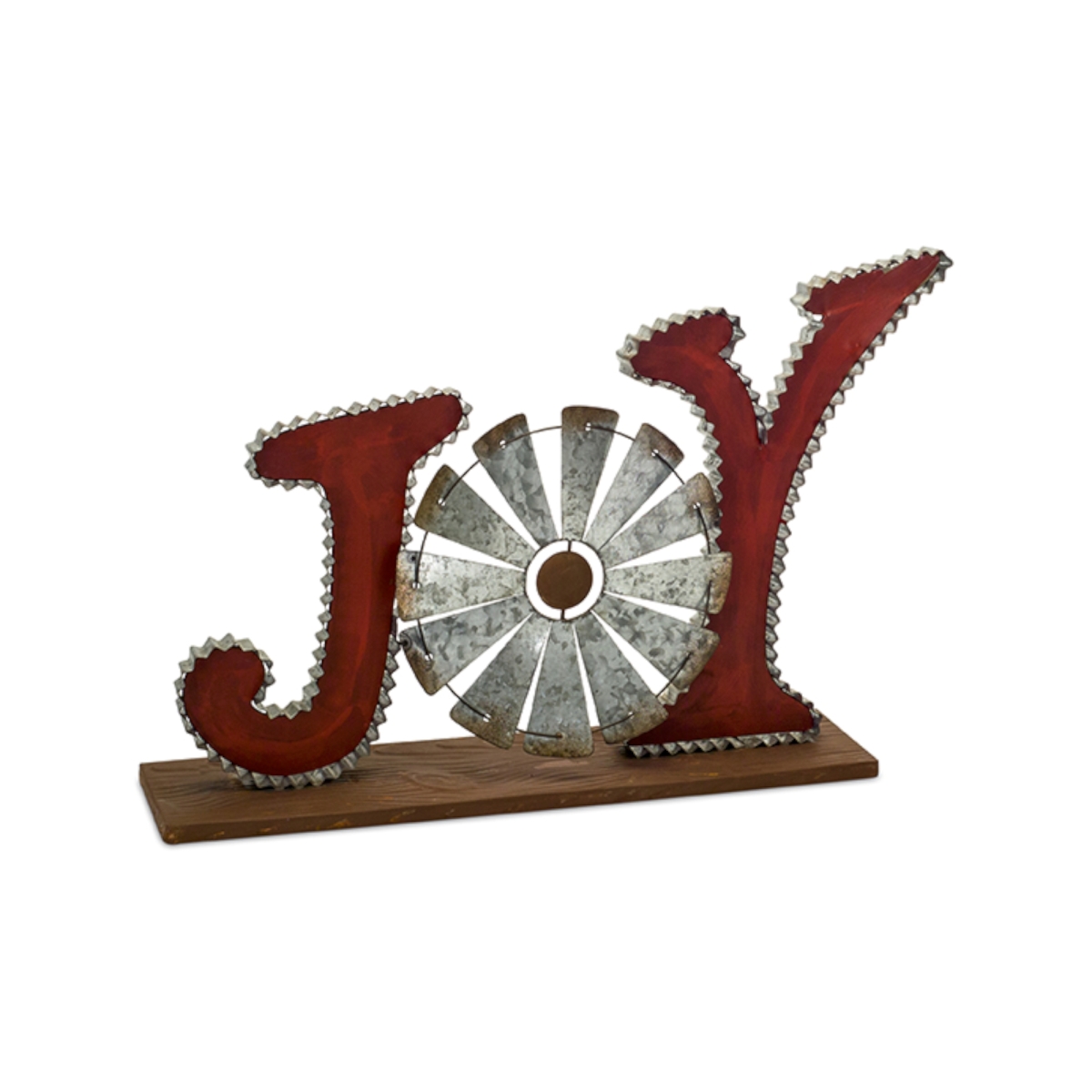 72609ds 14.75 X 4 X 20.75 In. Joy & Windmill Metal - Brown & Red
