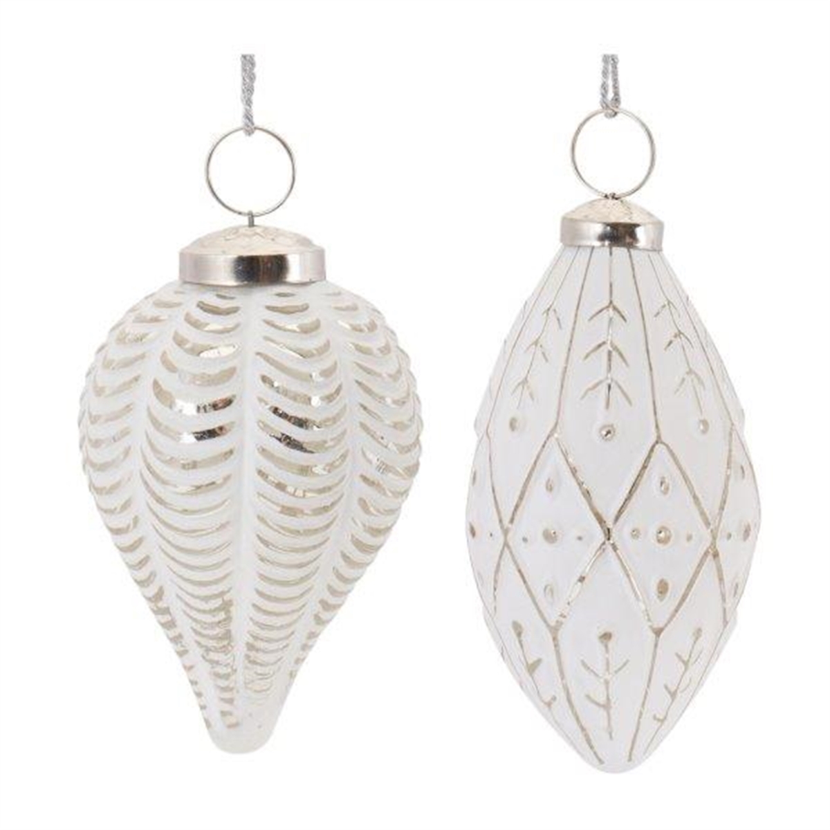 UPC 746427868730 product image for 86873DS Frosted Glassonion Ornament - Set of 6 | upcitemdb.com