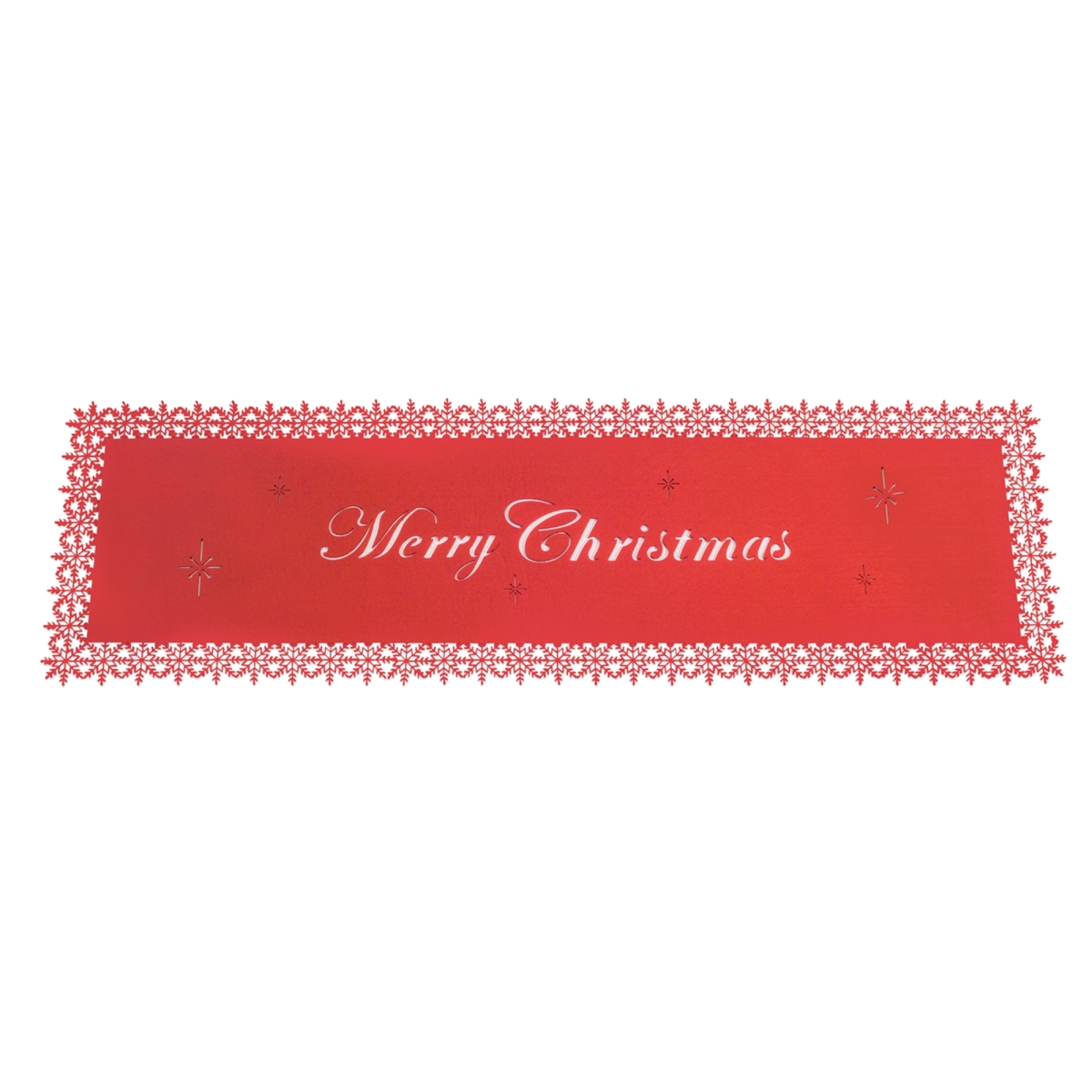 UPC 746427730495 product image for 73049DS 38.5 in. Felt Merry Christmas Table Runner, Red - Set of 6 | upcitemdb.com