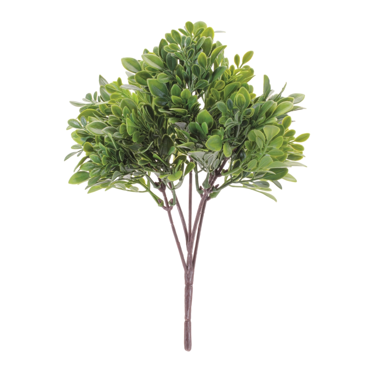 96543DS 11.5 in. Plastic Boxwood Bush, Green - Set of 6
