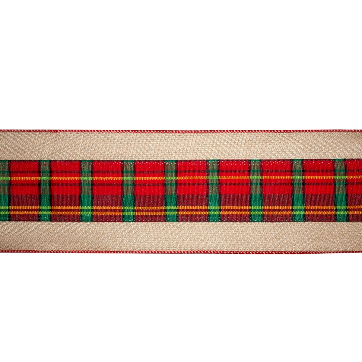 UPC 746427733892 product image for 73389DS 4 in. x 10 yards Wired Polyester Ribbon, Red & Green - 6 Rolls | upcitemdb.com
