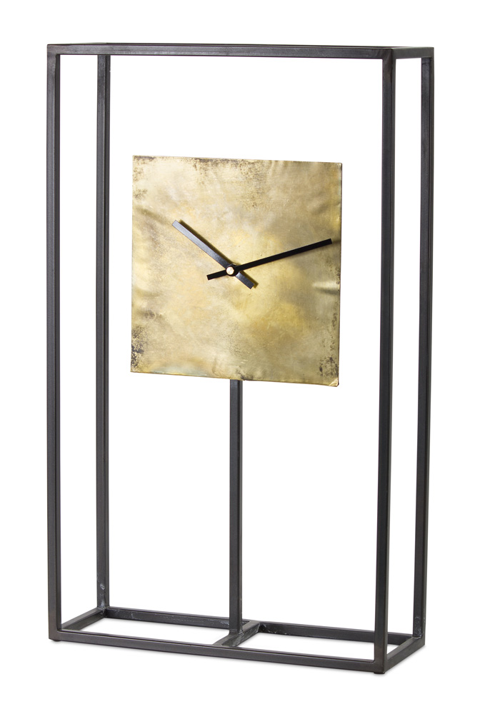 UPC 746427780537 product image for 78053 Iron Clock in Stand | upcitemdb.com