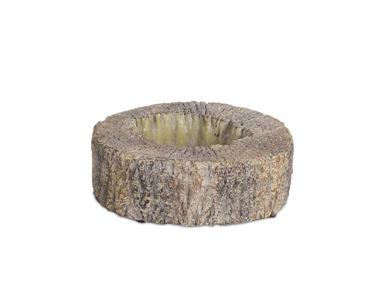 UPC 746427708012 product image for 70801 9.5 x 3 in. Tree Trunk Candleholder Cement, Brown - Set of 3 | upcitemdb.com