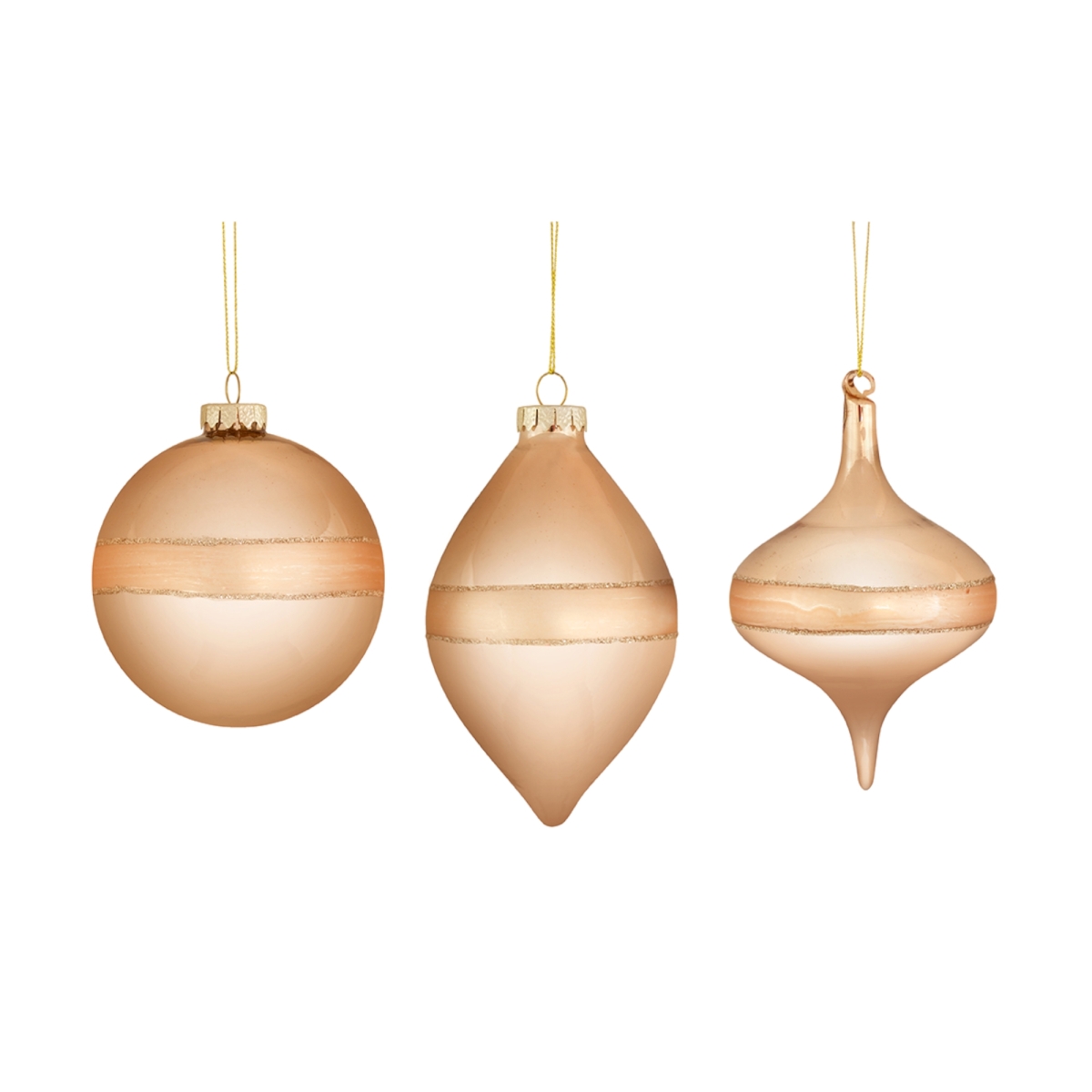 72054ds Glass Ornament - Set Of 6