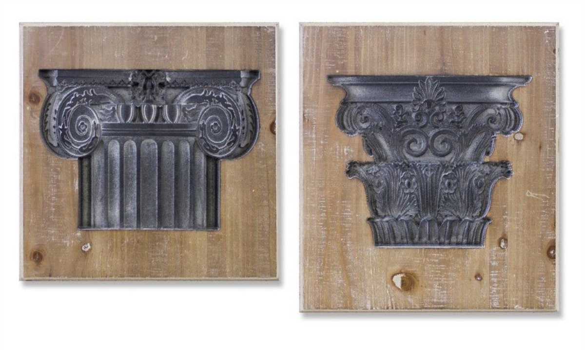 UPC 746427821254 product image for 82125 Wooden Wall Plaque - Set of 2 | upcitemdb.com