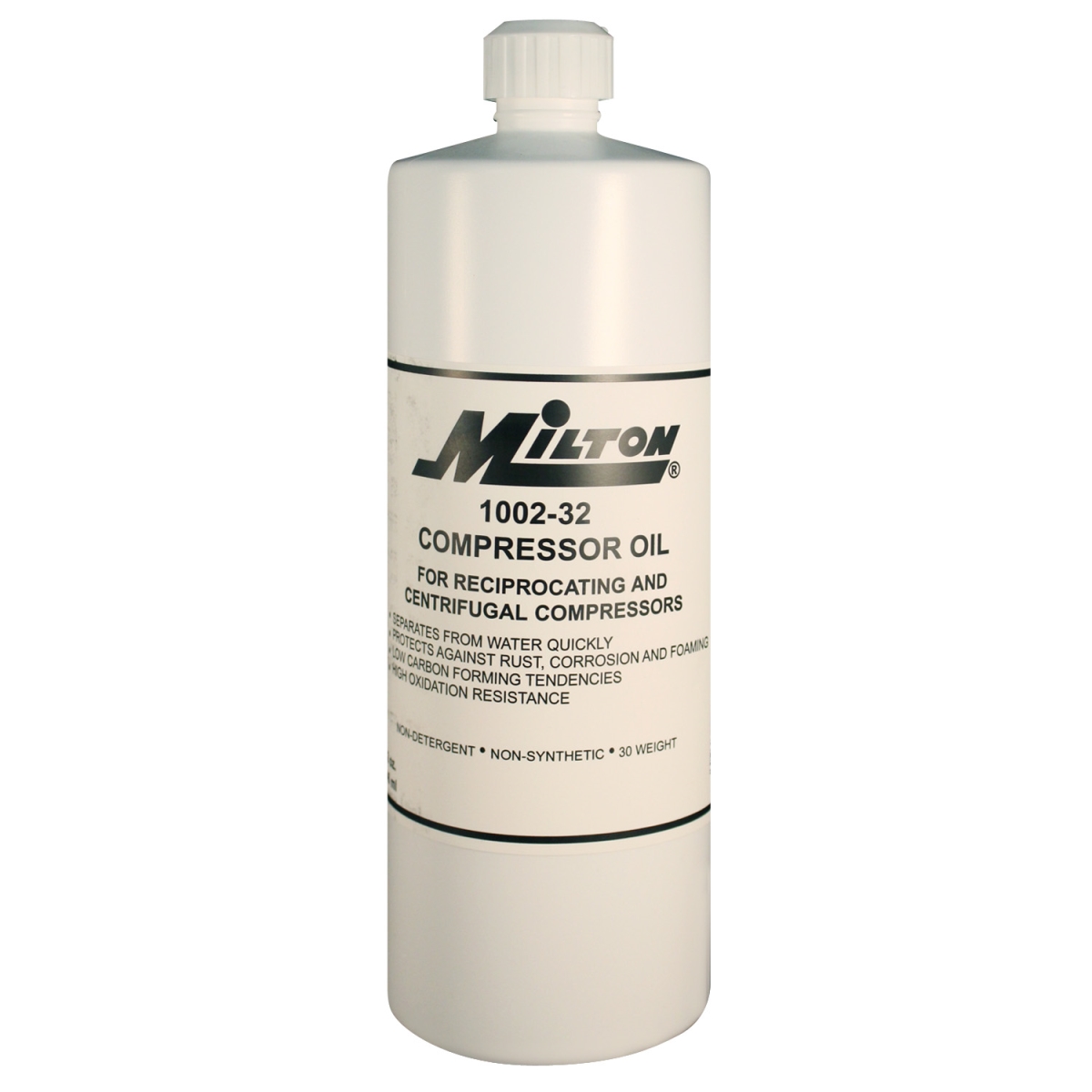 Milton 1002-32 ISO 68 Air Compressor Oil - 32 Ounces Milton 1002-32 ISO 68 Air Compressor Oil - 32 Ounces