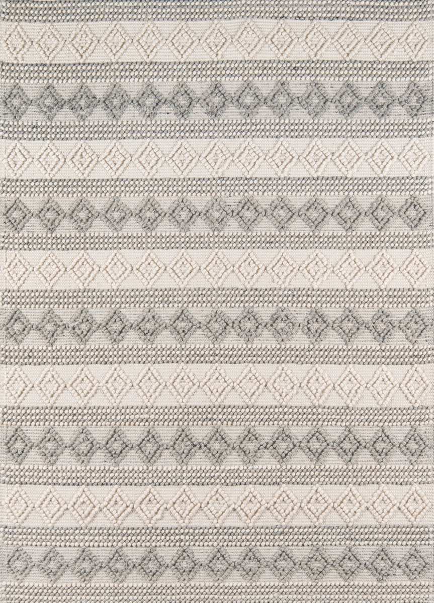 Andesand10ivy3050 Hand Woven Andes Rectangle Area Rug, Ivory - 3 X 5 Ft.