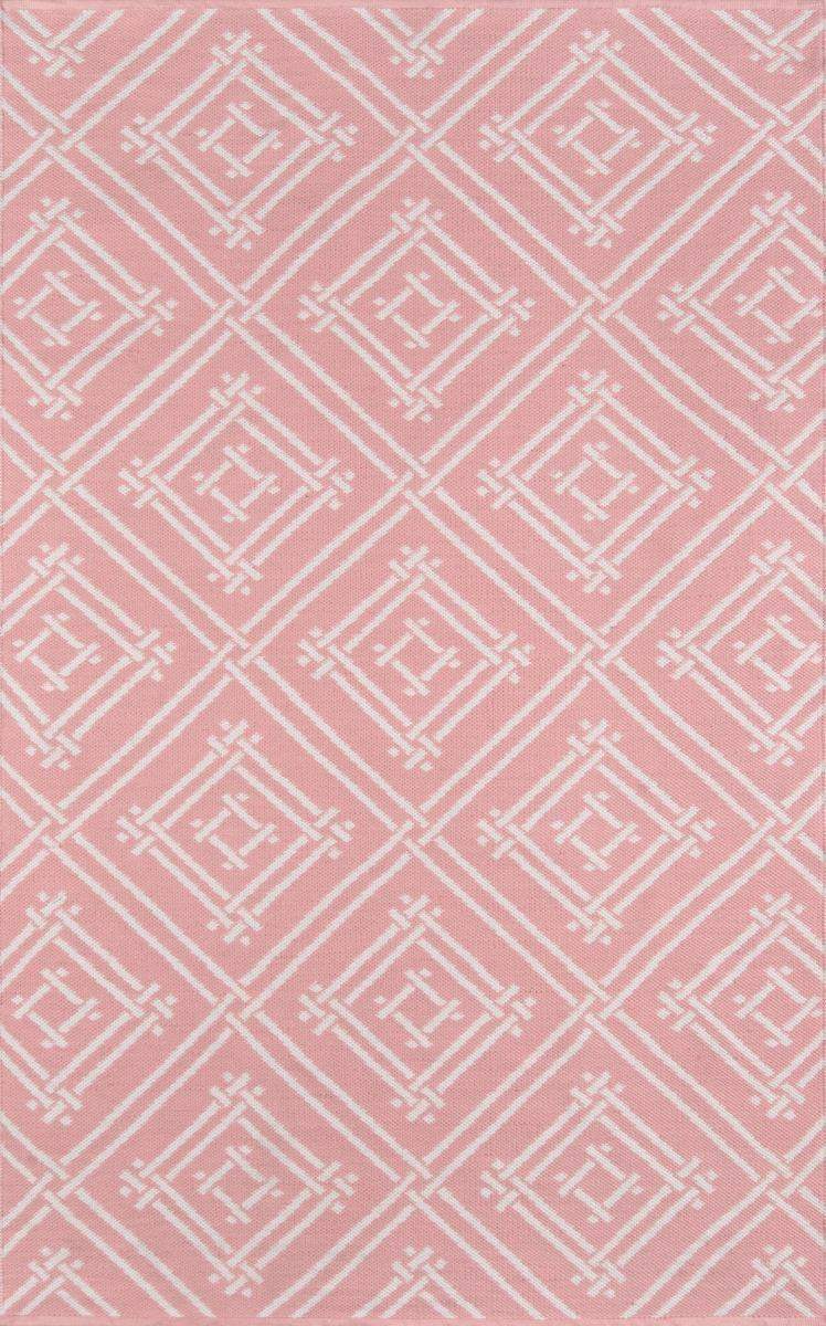 Pambepam-3pnk3656 3 Ft. 6 In. X 5 Ft. 6 In. Palm Beach-3 Hand Woven Rectangle Area Rug - Pink